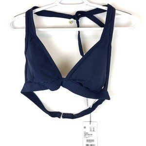 Bogner Fire and Ice Women’s Blue Halter Bikini Top, Size 10